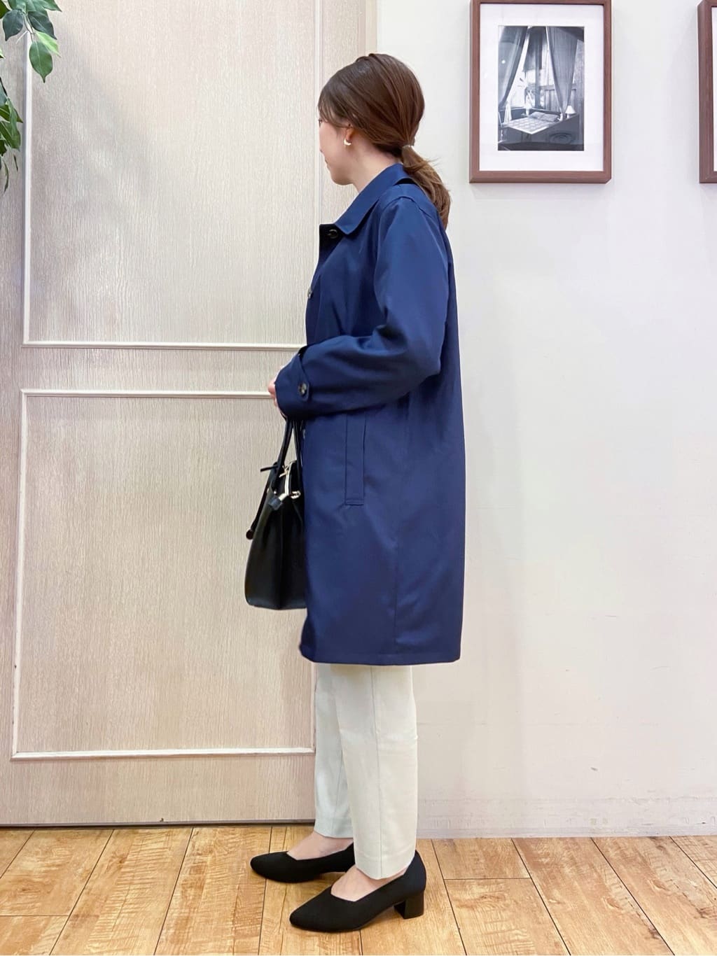 なみさんの「SHOO･LA･RUE｜【洗える/SS-3L】すっきりキレイにかっこよく 大人のテーパードパンツ」を使ったコーディネート