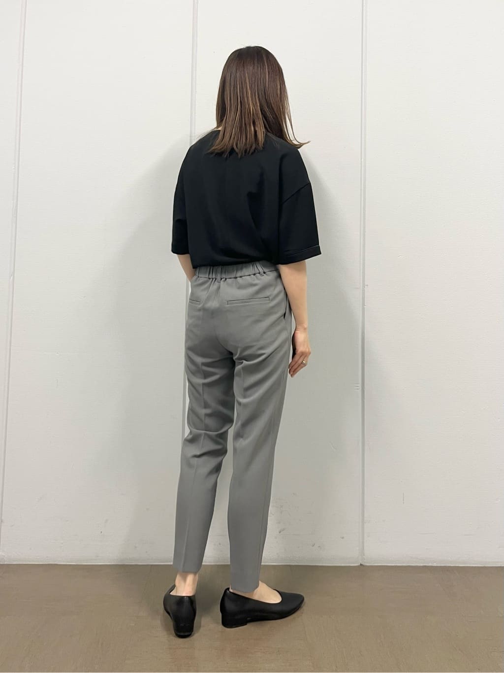 shokoさんの「INDIVI｜【定番スーツ／UVケア／洗える】ウール調ノーカラージャケット」を使ったコーディネート