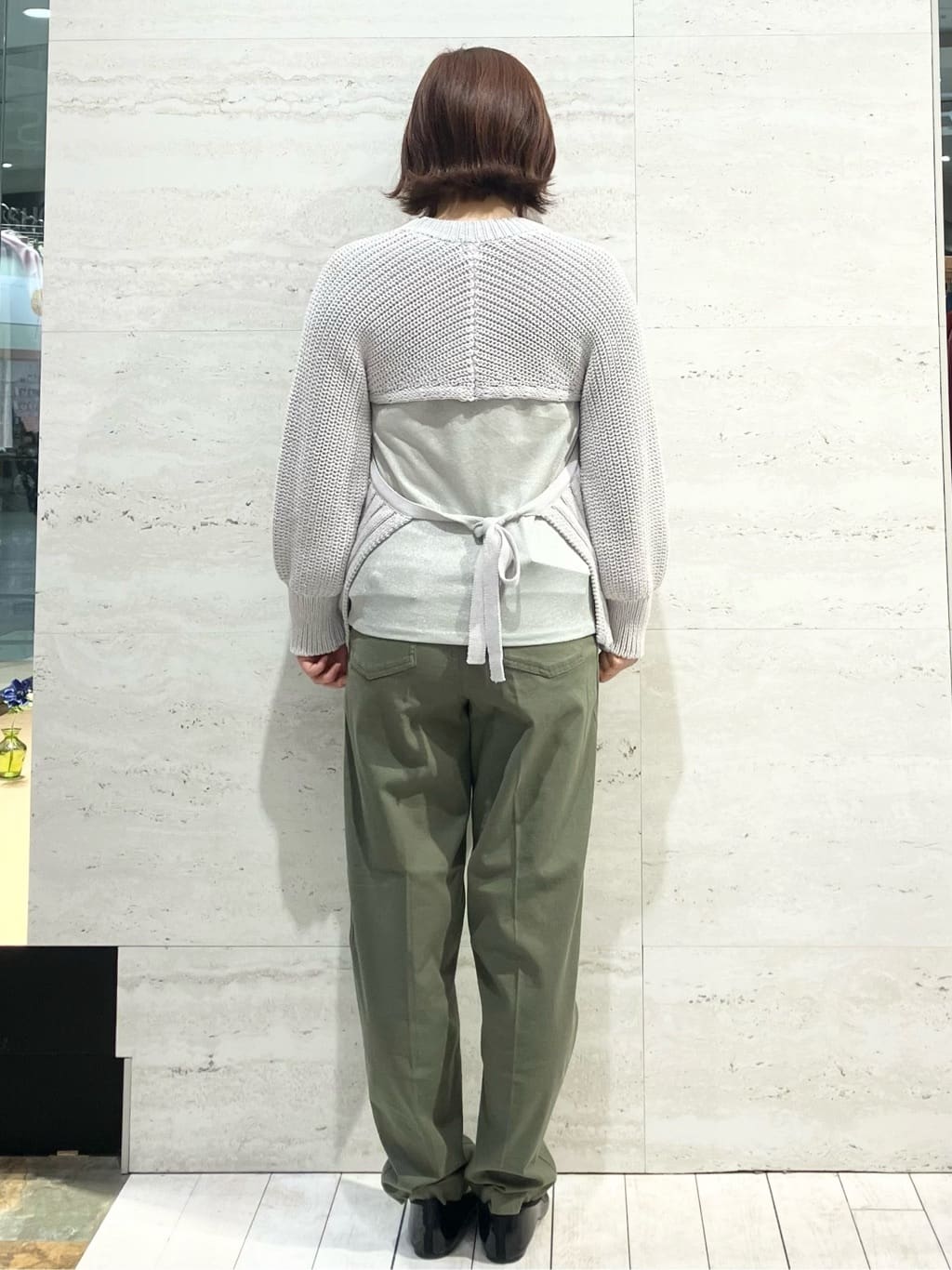 FUKAさんの「OPAQUE.CLIP｜ストレッチベイカーパンツ／オーガニックコットン混【洗濯機洗い可／ストレッチ】」を使ったコーディネート