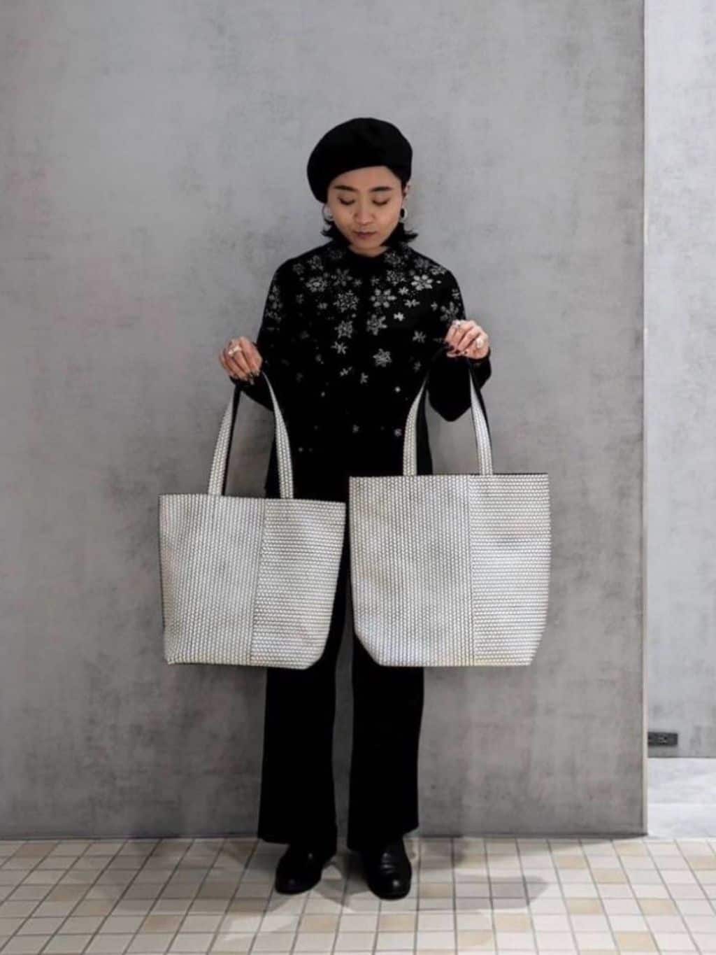 MTさんの「HIROKO HAYASHI｜OTTICA（オッティカ） トートバッグL」を使ったコーディネート