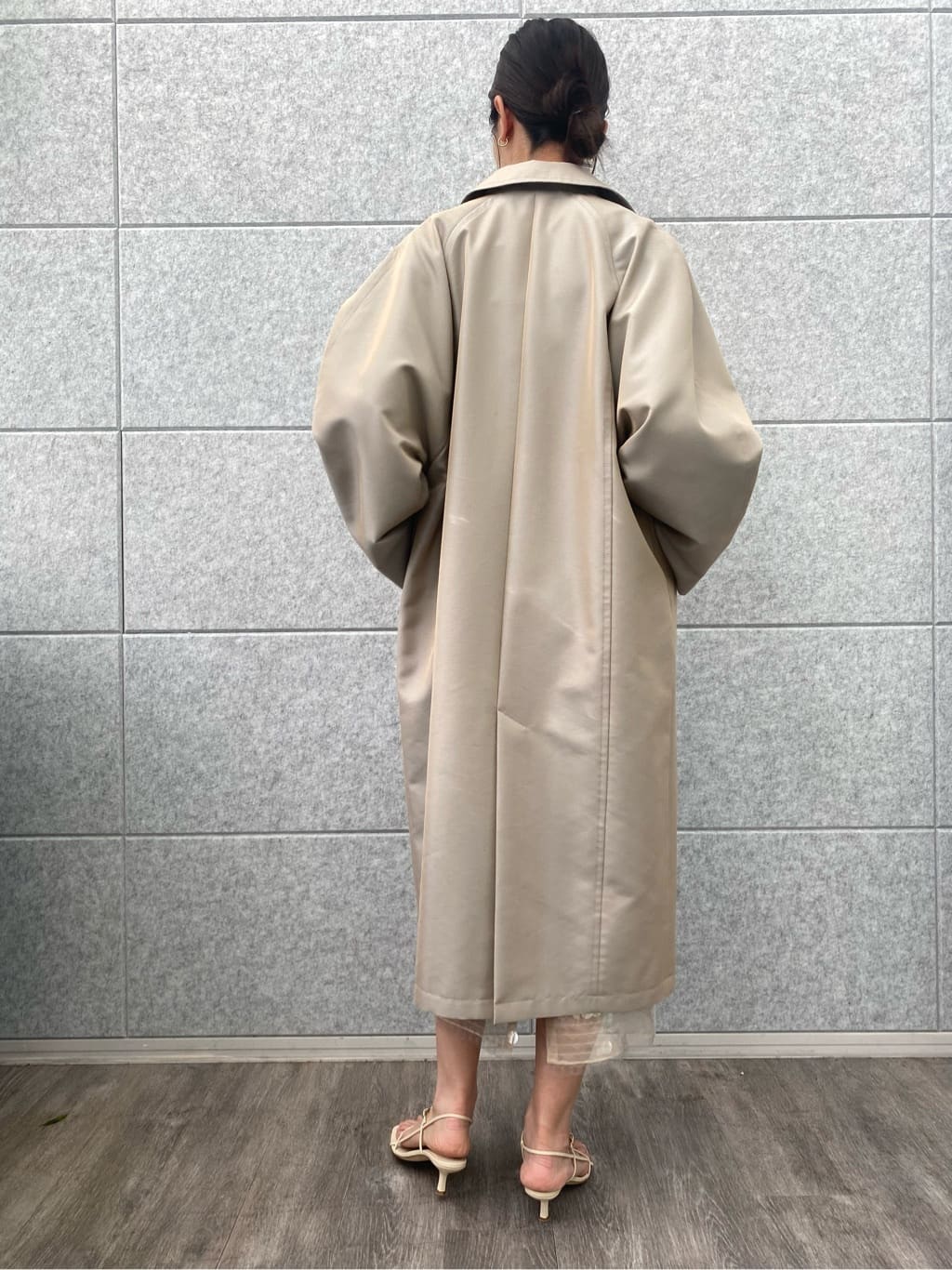 uchi__yamaさんの「CODE A｜balmacaan coat」を使ったコーディネート