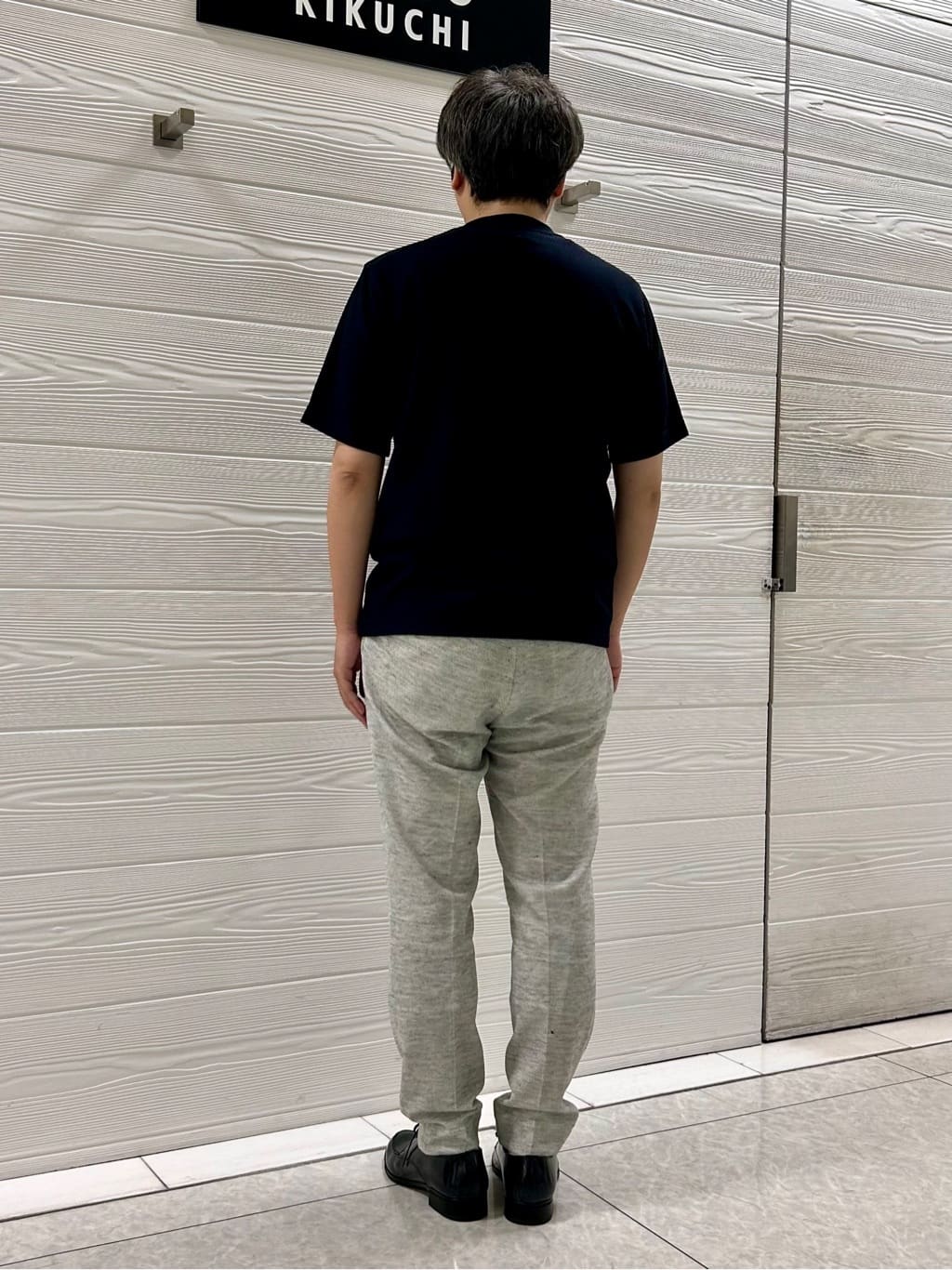 すーさんの「TAKEO KIKUCHI｜【尾州織】リネンブレンド メッシュパンツ」を使ったコーディネート