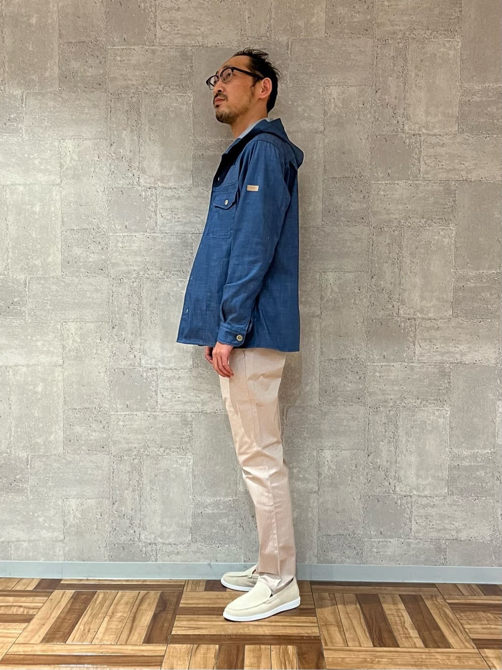 セッキーさんの「TAKEO KIKUCHI｜【全7サイズ&times;8色展開！】トップマルチヘリンボン パンツ」を使ったコーディネート
