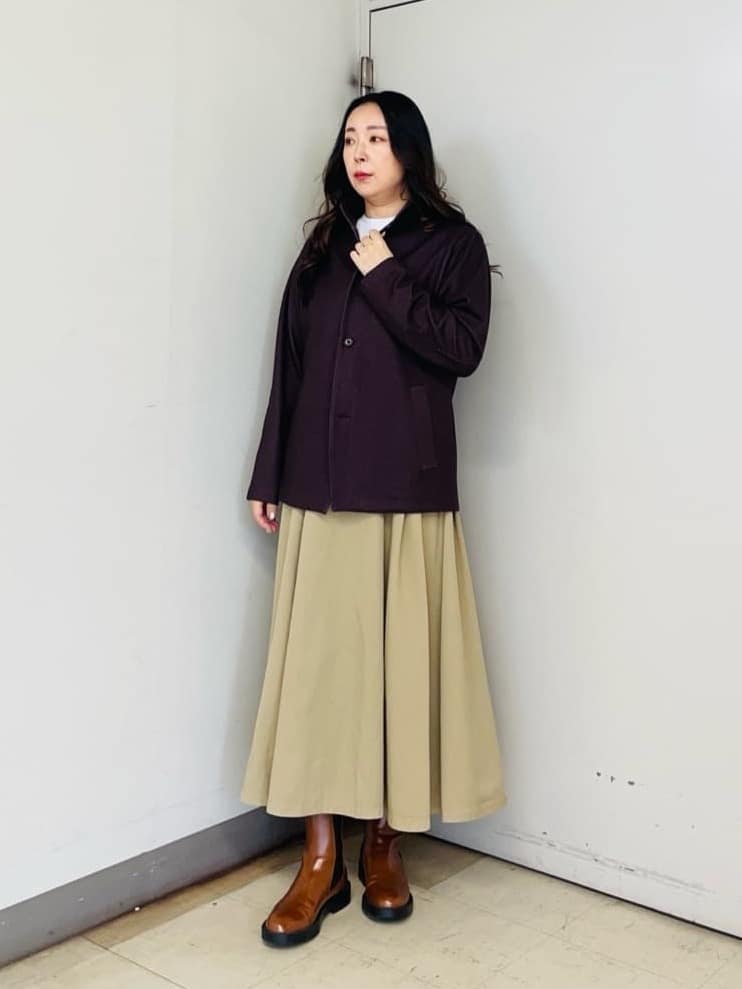 iwさんの「TAKEO KIKUCHI｜【DOWN FABRIC】ダウンファブリック スタンドカラーブルゾン」を使ったコーディネート
