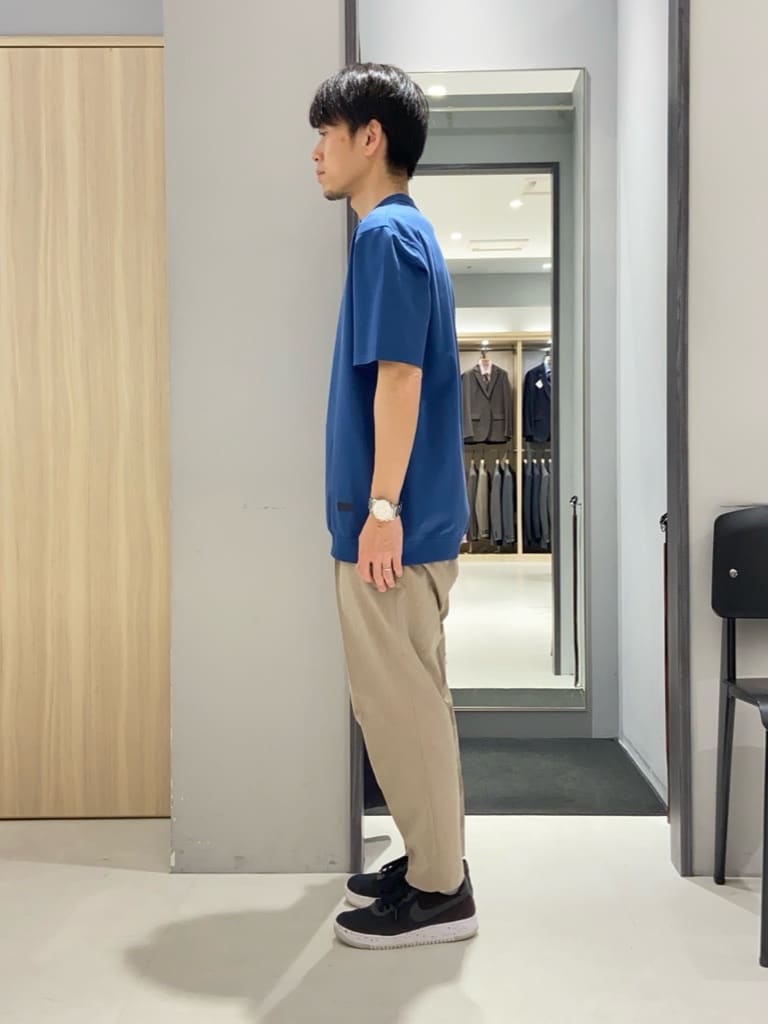 わいずみさんの「TAKEO KIKUCHI｜【抗菌防臭／5サイズ展開】ハイゲージポンチ Tシャツ」を使ったコーディネート
