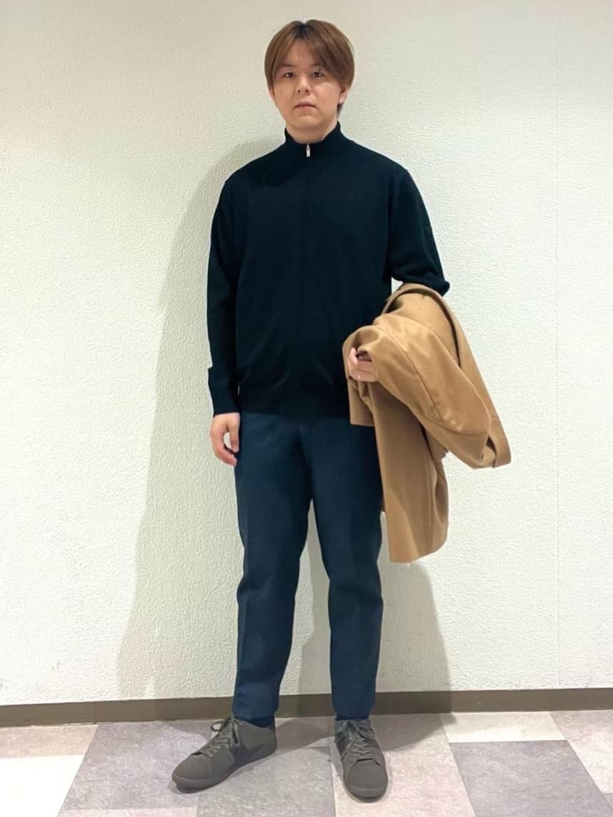 たくさんの「TAKEO KIKUCHI｜ウールカシミヤブレンド チェスターコート」を使ったコーディネート