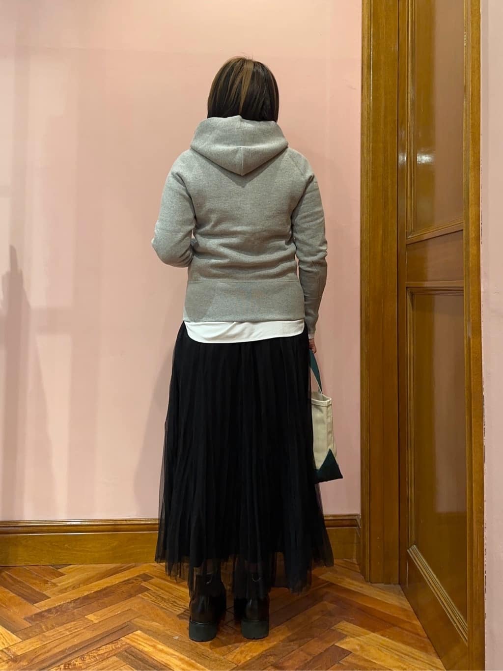 komatsuさんの「DRESSTERIOR｜デキシー吊裏毛ジップアップパーカ」を使ったコーディネート