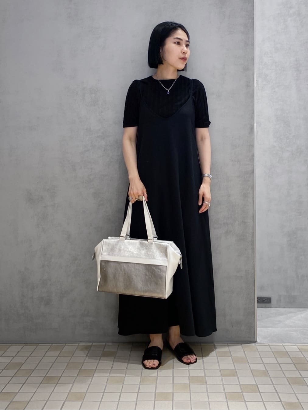 Uさんの「HIROKO HAYASHI｜FOGLIO（フォーリオ）ボストンバッグ」を使ったコーディネート