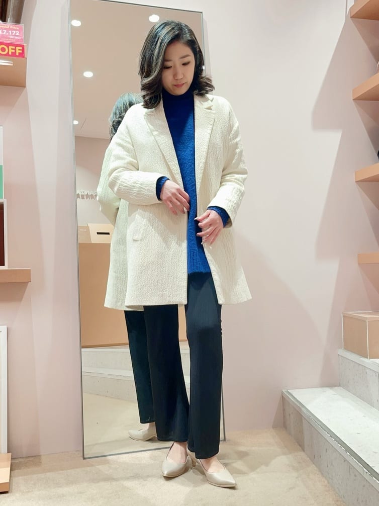 kaoriさんの「ESPERANZA｜【レイン対応/12時間パンプス】約5.5cm　歩きやすくて疲れにくい」を使ったコーディネート