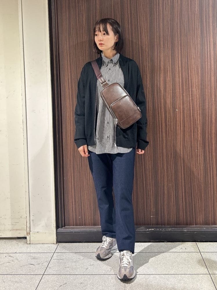 さやさんの「TAKEO KIKUCHI｜【抗菌防臭/シーズンレス】シアサッカー ジャージシャツ」を使ったコーディネート