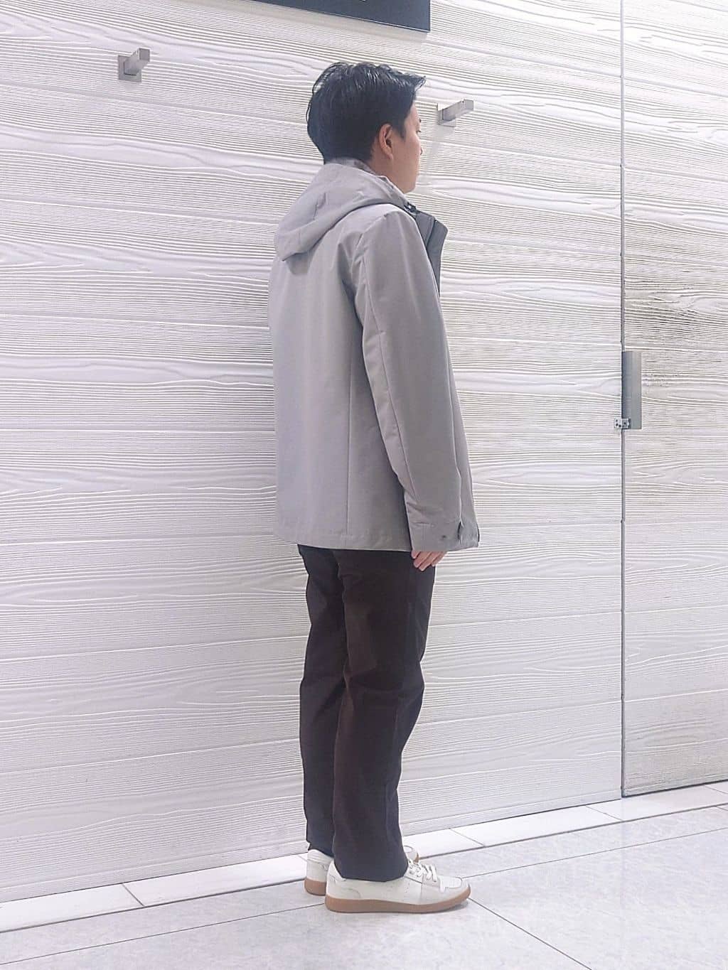 かずさんの「TAKEO KIKUCHI｜【Made in JAPAN】播州織 ストレッチ パンツ」を使ったコーディネート