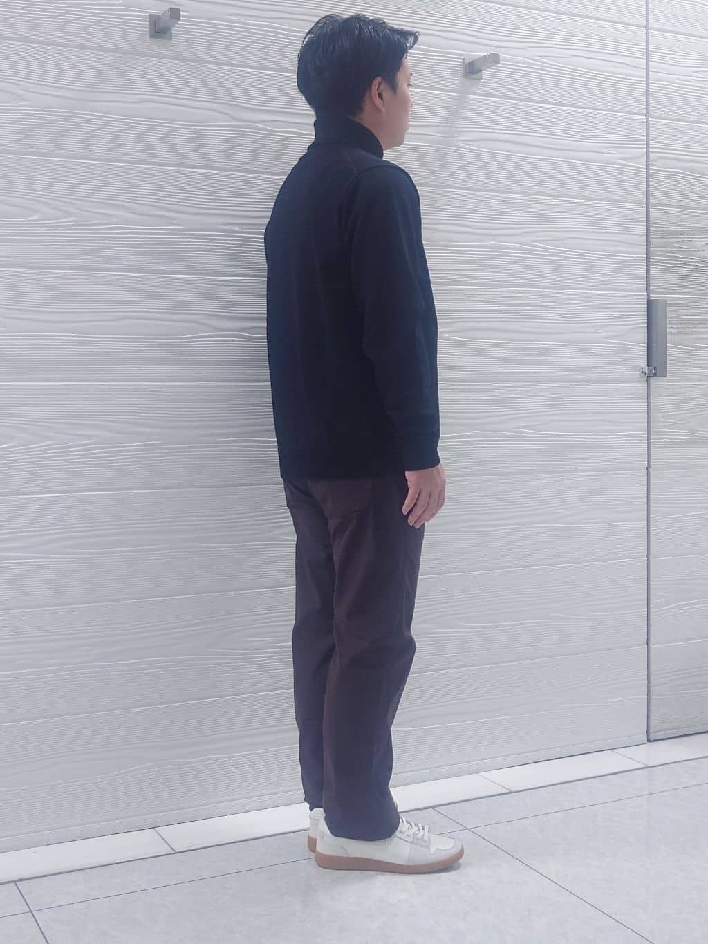 かずさんの「TAKEO KIKUCHI｜【Made in JAPAN】播州織 ストレッチ パンツ」を使ったコーディネート