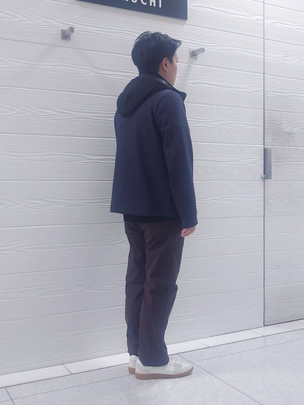 かずさんの「TAKEO KIKUCHI｜【Made in JAPAN】播州織 ストレッチ パンツ」を使ったコーディネート