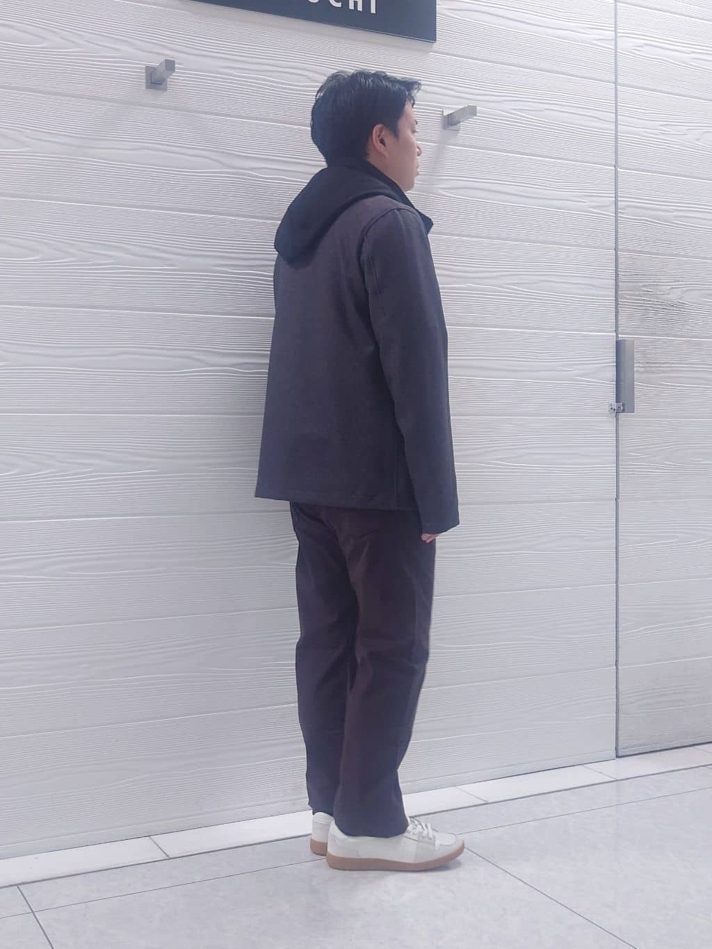 かずさんの「TAKEO KIKUCHI｜【Made in JAPAN】播州織 ストレッチ パンツ」を使ったコーディネート