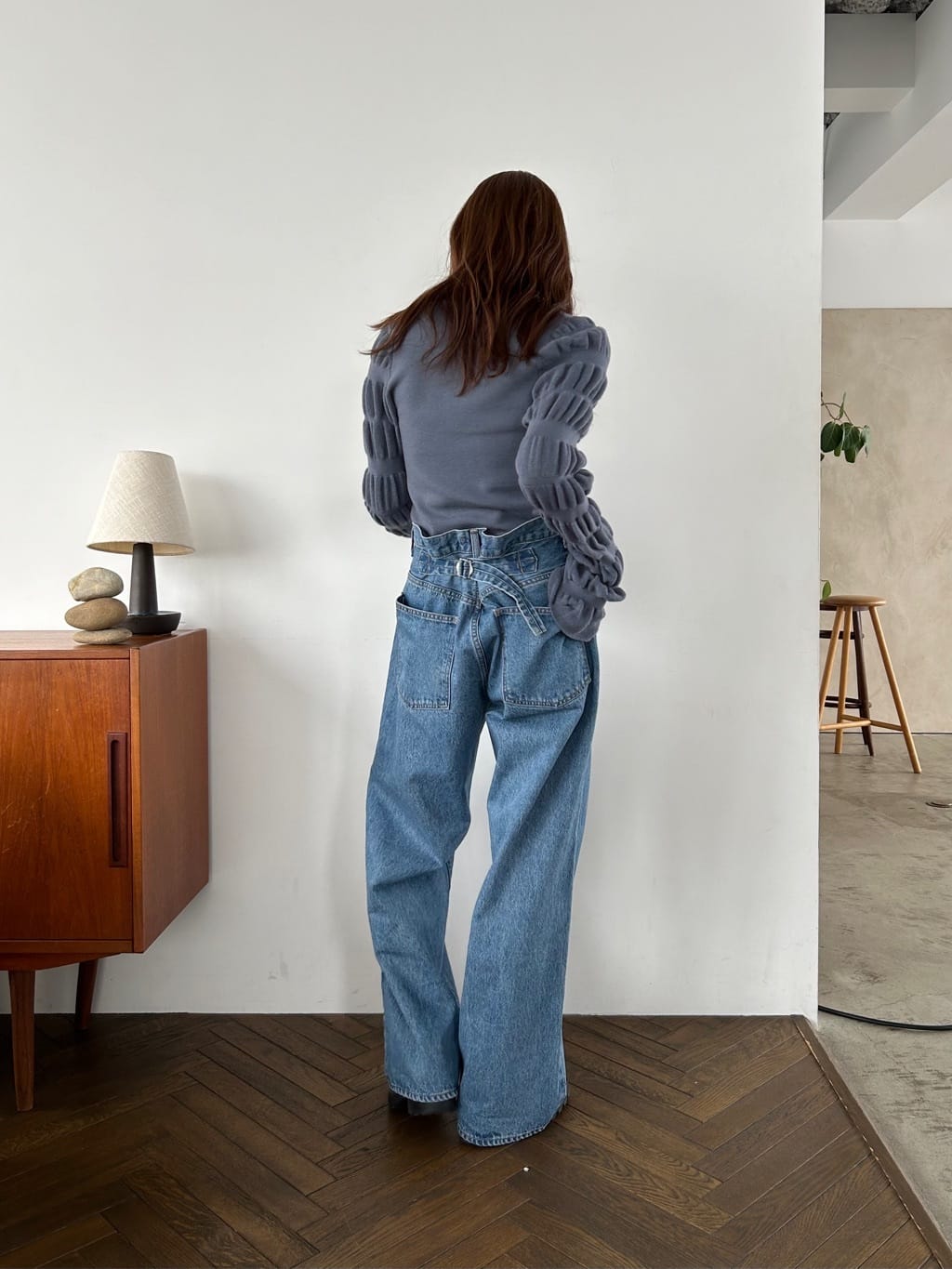 miyu maesakaさんの「CODE A｜gathered sleeves knit」を使ったコーディネート