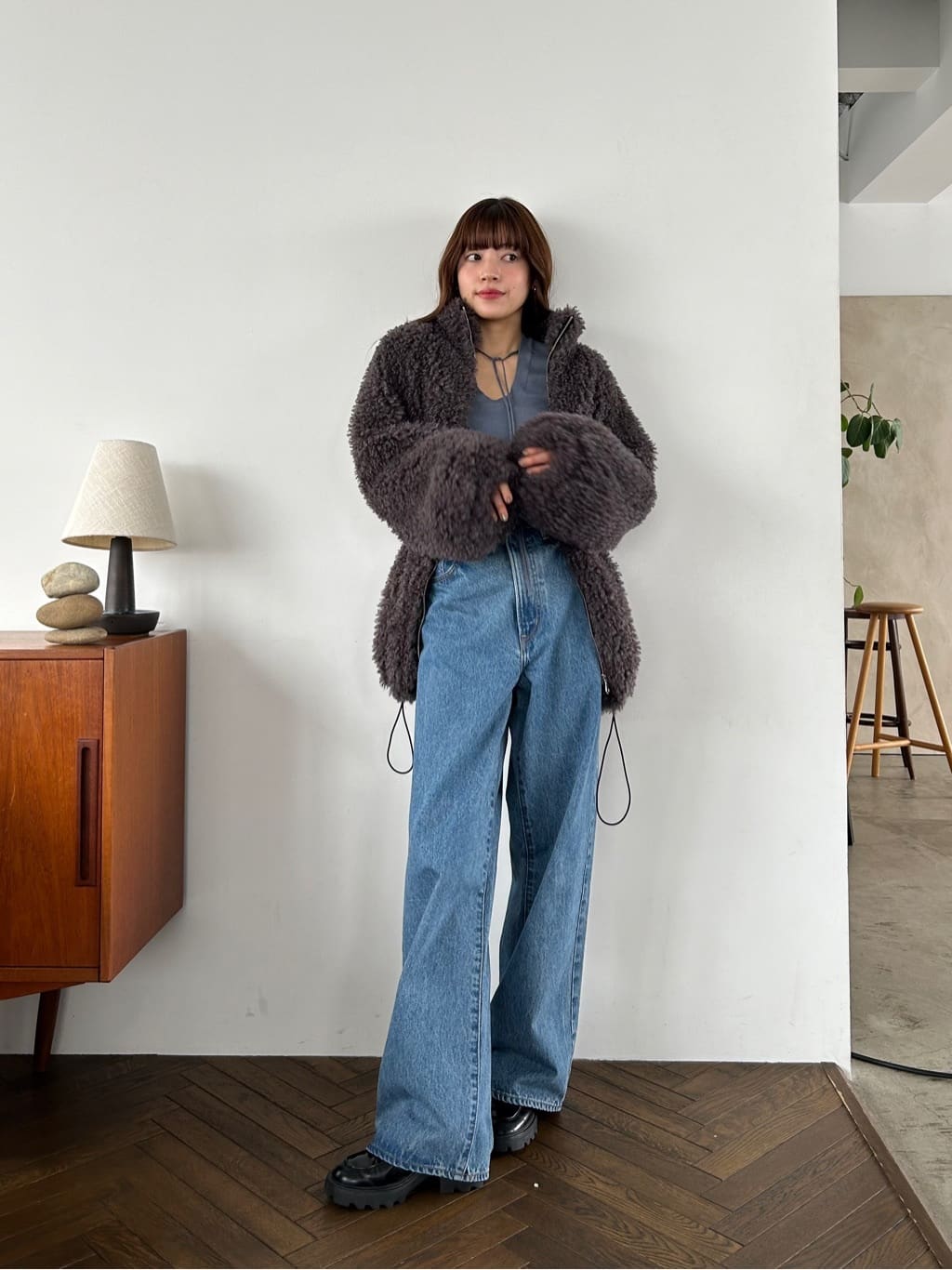 miyu maesakaさんの「CODE A｜gathered sleeves knit」を使ったコーディネート