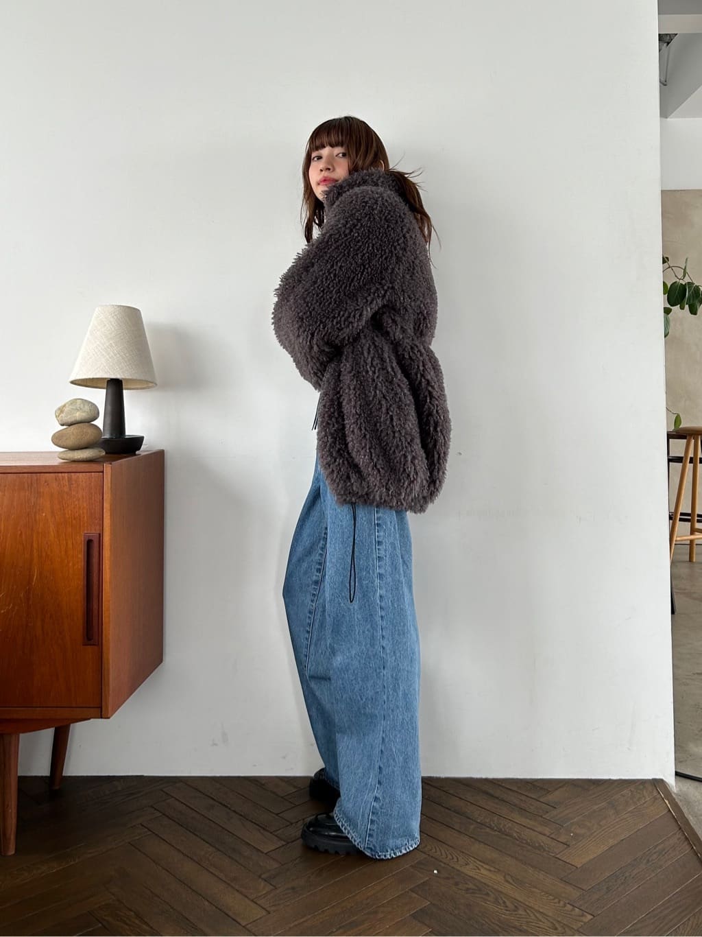 miyu maesakaさんの「CODE A｜gathered sleeves knit」を使ったコーディネート