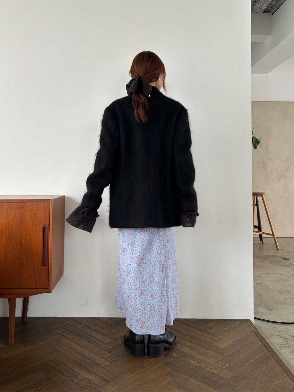 miyu maesakaさんの「CODE A｜shaggy jacket coat」を使ったコーディネート