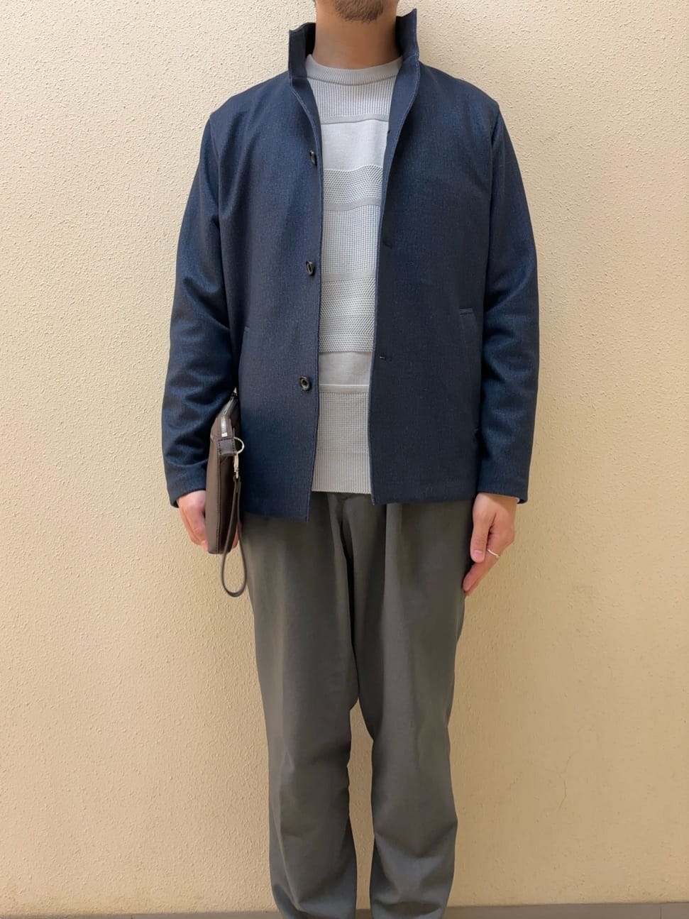 及川さんの「TAKEO KIKUCHI｜【DOWN FABRIC】ダウンファブリック スタンドカラーブルゾン」を使ったコーディネート
