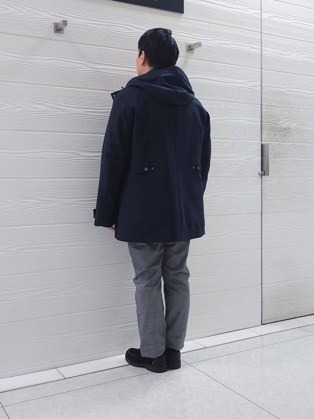 かずさんの「TAKEO KIKUCHI｜【Made in JAPAN】播州織 ヘリンボン ストレート パンツ」を使ったコーディネート
