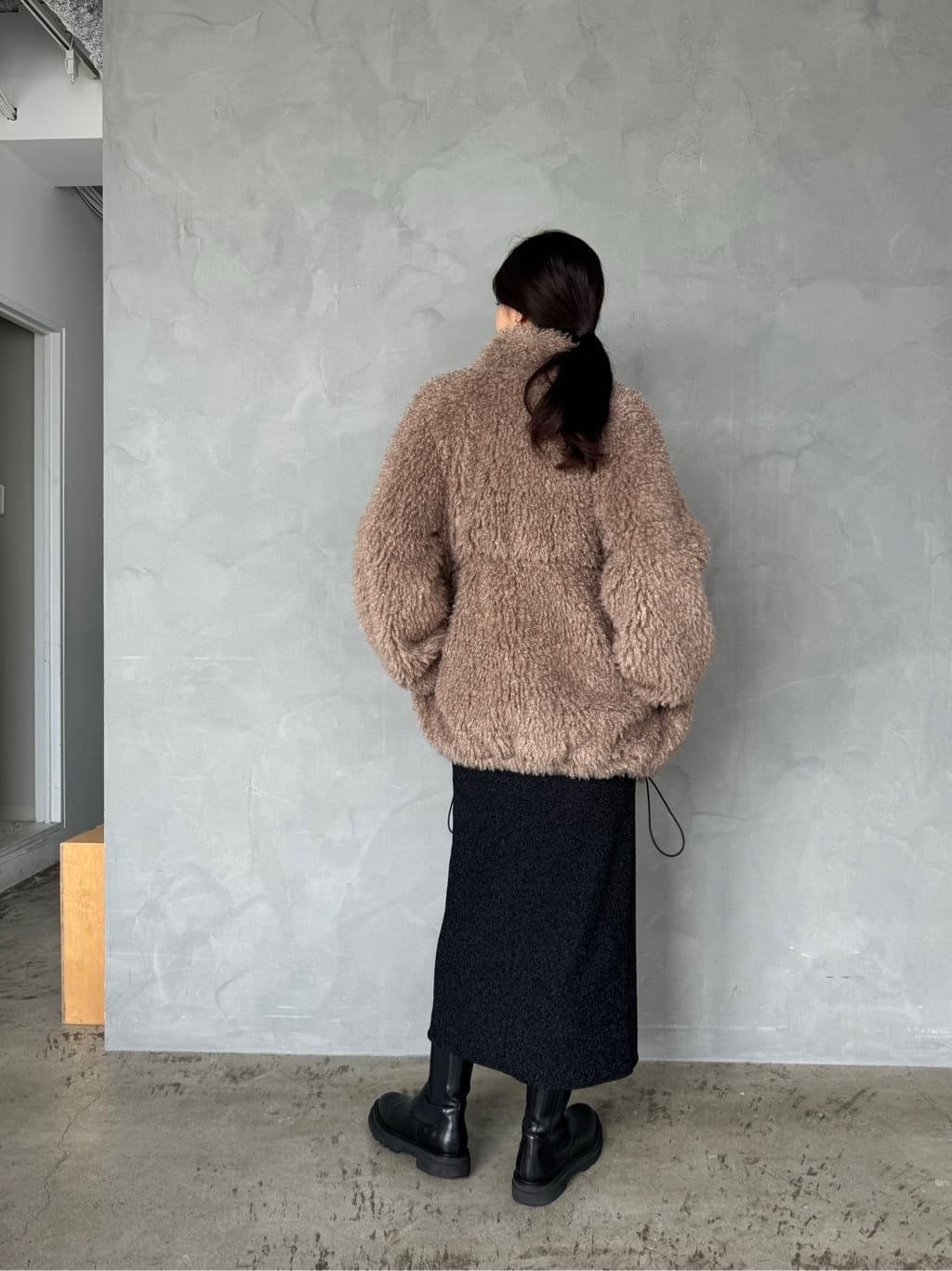 uchi__yamaさんの「CODE A｜lame skirt」を使ったコーディネート