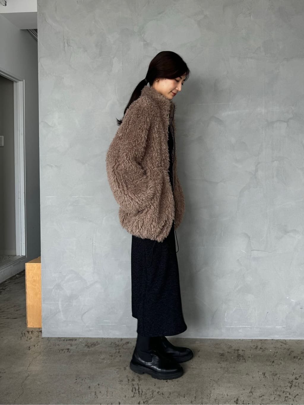 uchi__yamaさんの「CODE A｜lame skirt」を使ったコーディネート