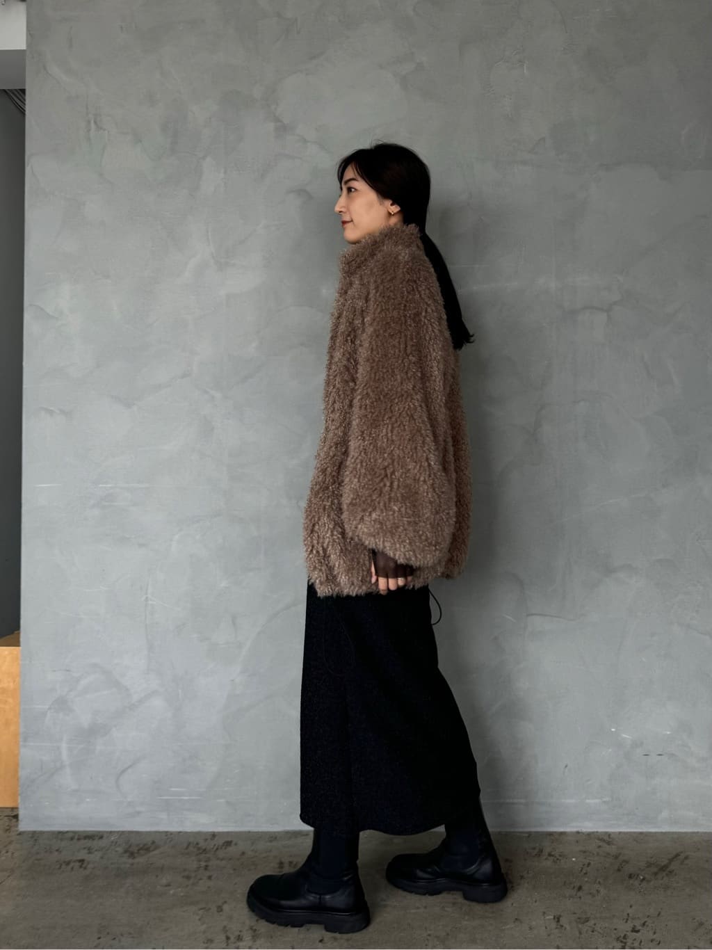 uchi__yamaさんの「CODE A｜lame skirt」を使ったコーディネート
