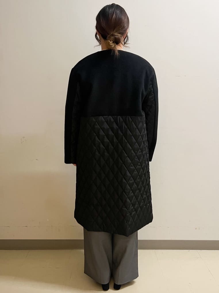 なかさんの「OPAQUE.CLIP｜◆フェイクパール&times;ビジュー2連ネックレス」を使ったコーディネート