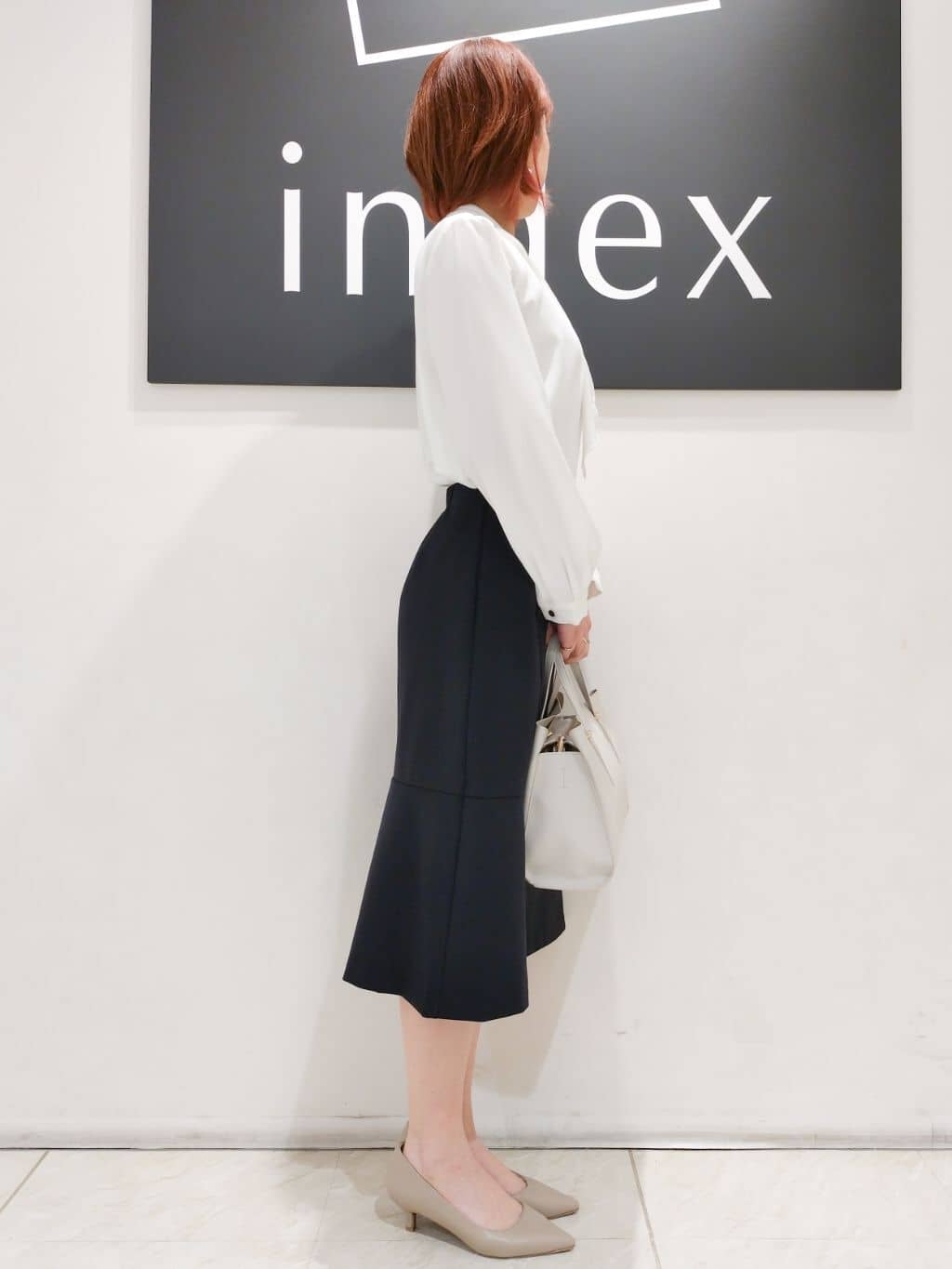 n.さんの「index｜《5色展開／S-LLサイズ》ストレッチマーメイドスカート／セットアップ対応【洗濯機洗い可／イージーケ」を使ったコーディネート