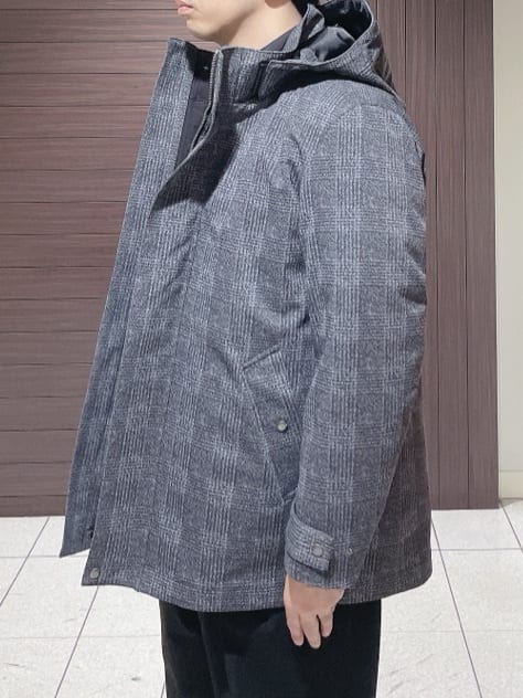ToyoPさんの「TAKEO KIKUCHI｜【3WAY】ジャカード グレンチェック ダウンライナー ブルゾン」を使ったコーディネート