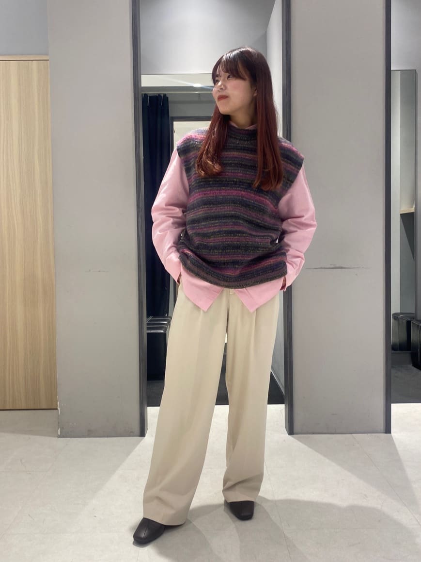 ウミさんの「TAKEO KIKUCHI｜【Sサイズ～】ラスタウォーカー ボタンダウンシャツ」を使ったコーディネート