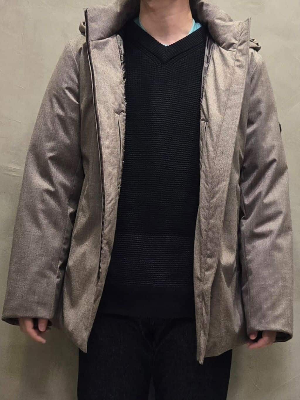 白木駆さんの「TAKEO KIKUCHI｜【モンスターストレッチ】日本製 ワンウォッシュ デニムパンツ」を使ったコーディネート