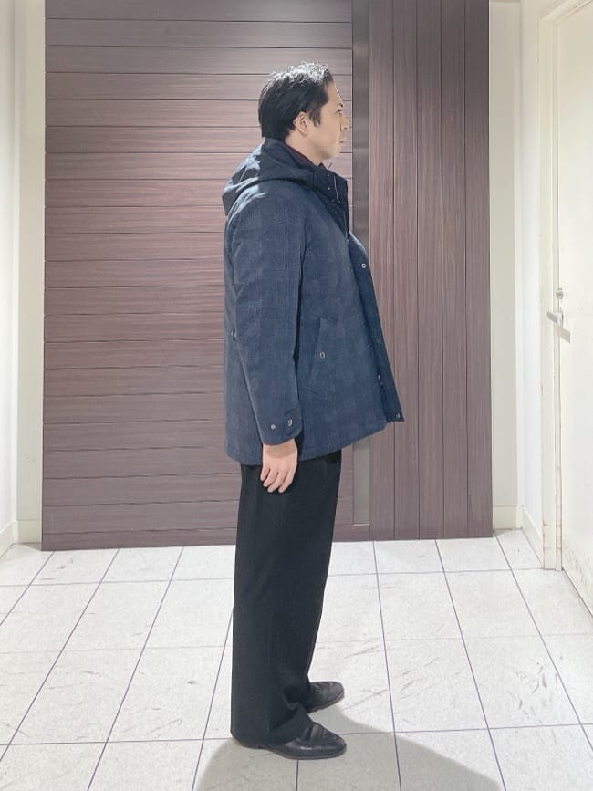 ToyoPさんの「TAKEO KIKUCHI｜【3WAY】ジャカード グレンチェック ダウンライナー ブルゾン」を使ったコーディネート