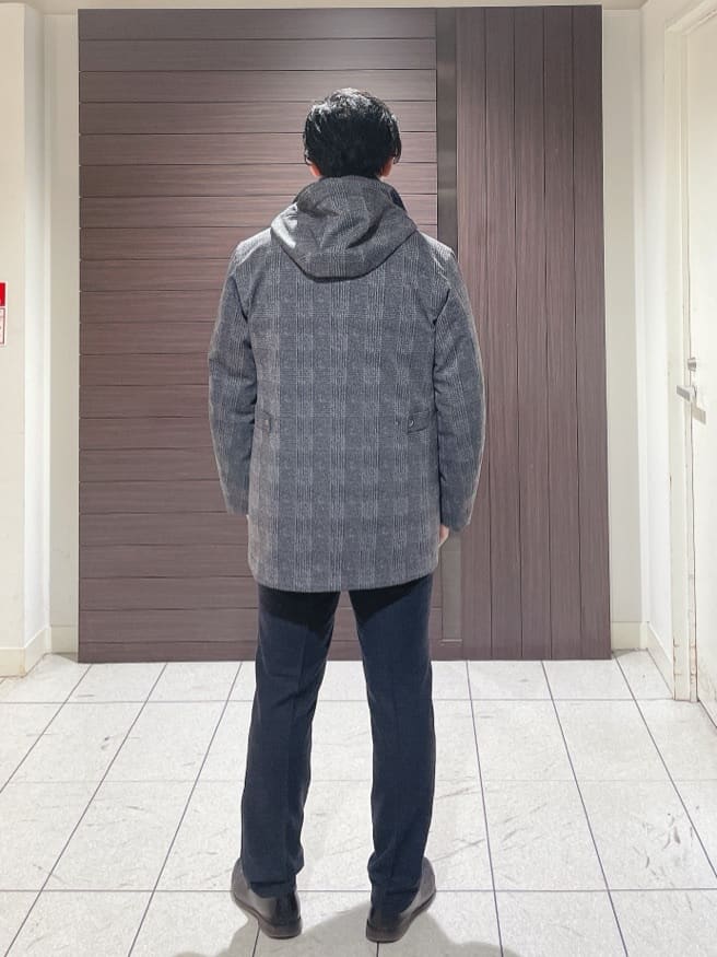 ToyoPさんの「TAKEO KIKUCHI｜【3WAY】ジャカード グレンチェック ダウンライナー ブルゾン」を使ったコーディネート