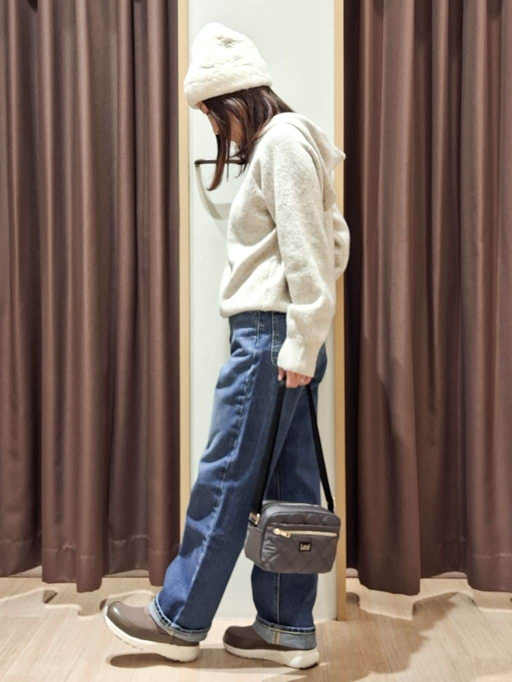 ウタさんの「grove｜【Lee&times;grove別注】STRAIGHT DENIM PANTS」を使ったコーディネート