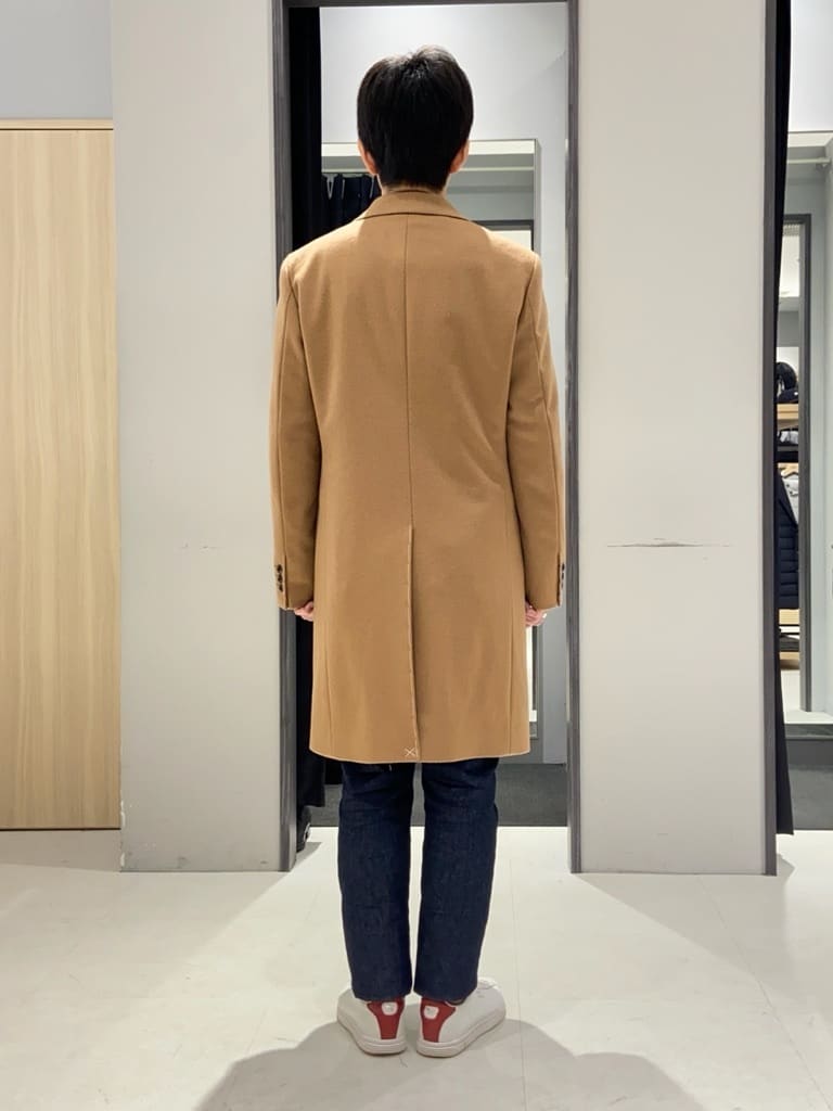 わいずみさんの「TAKEO KIKUCHI｜ウールカシミヤブレンド チェスターコート」を使ったコーディネート