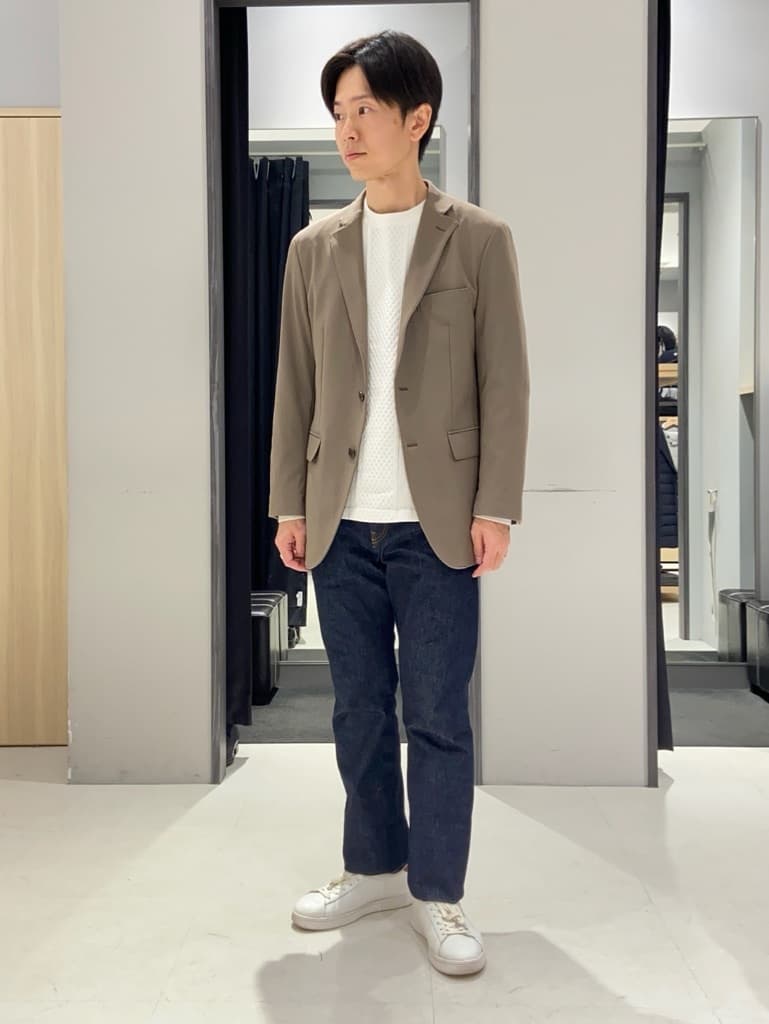 わいずみさんの「TAKEO KIKUCHI｜ウールカシミヤブレンド チェスターコート」を使ったコーディネート