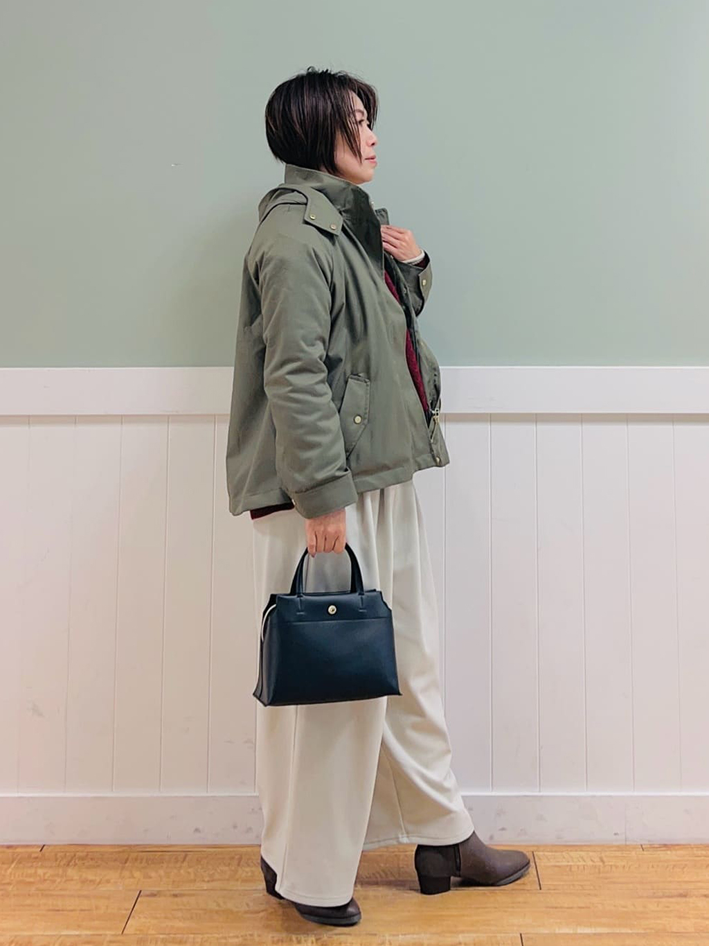 Naruさんの「SHOO･LA･RUE｜◆【セレモニー/2WAY】三層ミニトートバッグ」を使ったコーディネート