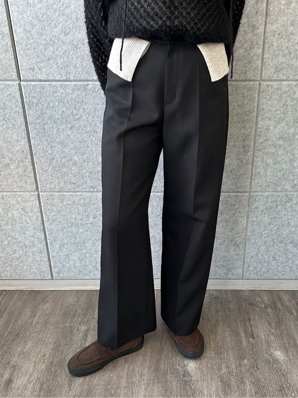 honoka Aさんの「CODE A｜2way sheer mohair pullover」を使ったコーディネート