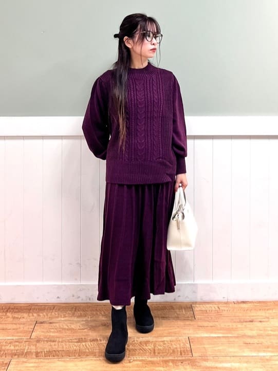 nanaさんの「SHOO･LA･RUE｜◆【セレモニー/2WAY】三層ミニトートバッグ」を使ったコーディネート