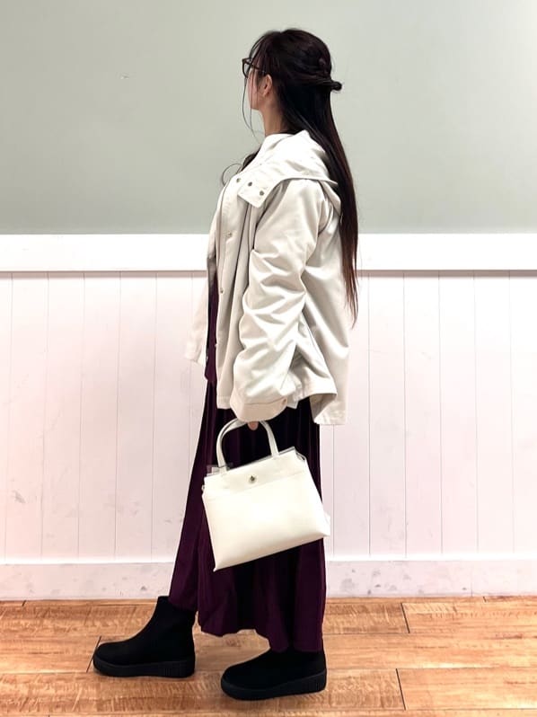 nanaさんの「SHOO･LA･RUE｜◆【セレモニー/2WAY】三層ミニトートバッグ」を使ったコーディネート