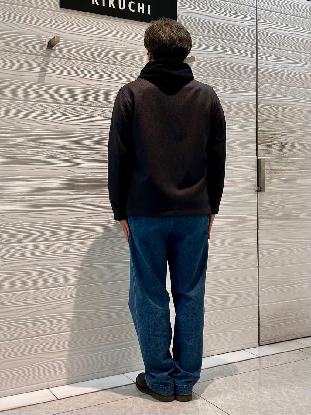 すーさんの「TAKEO KIKUCHI｜【DOWN FABRIC】ダウンファブリック スタンドカラーブルゾン」を使ったコーディネート