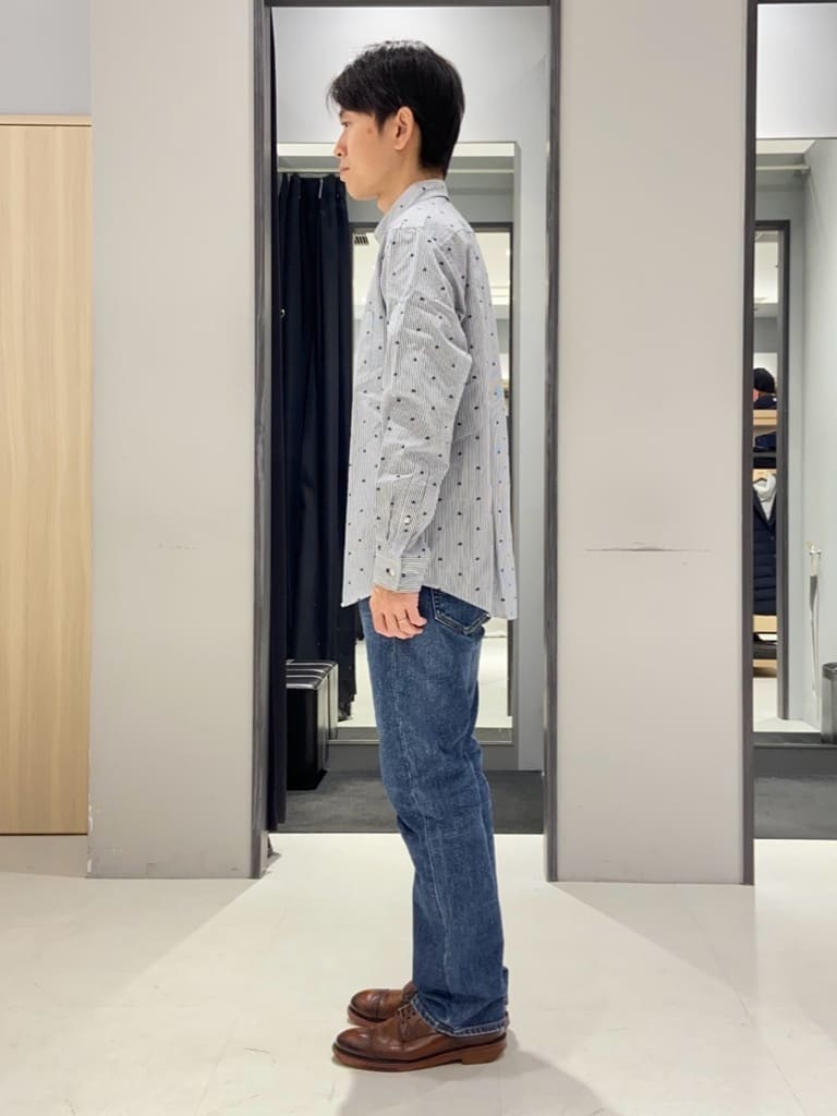 わいずみさんの「TAKEO KIKUCHI｜【ウールカシミヤブレンド】ビーバー調 スタンドカラー コート」を使ったコーディネート
