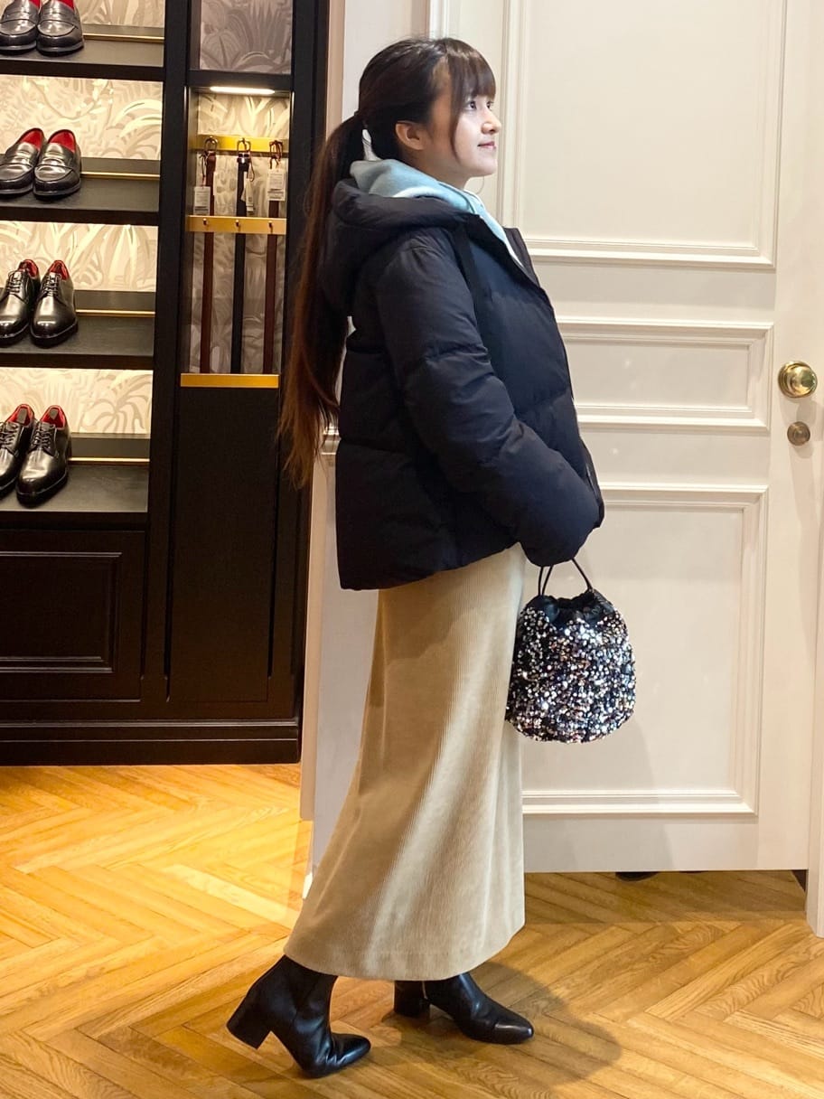 c.wさんの「DRESSTERIOR｜◆コーデュロイイージースカート」を使ったコーディネート