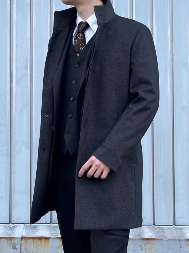 イッシーさんの「TAKEO KIKUCHI｜【Made in JAPAN】矢絣（やがすり）スーツ／スリーピース対応」を使ったコーディネート