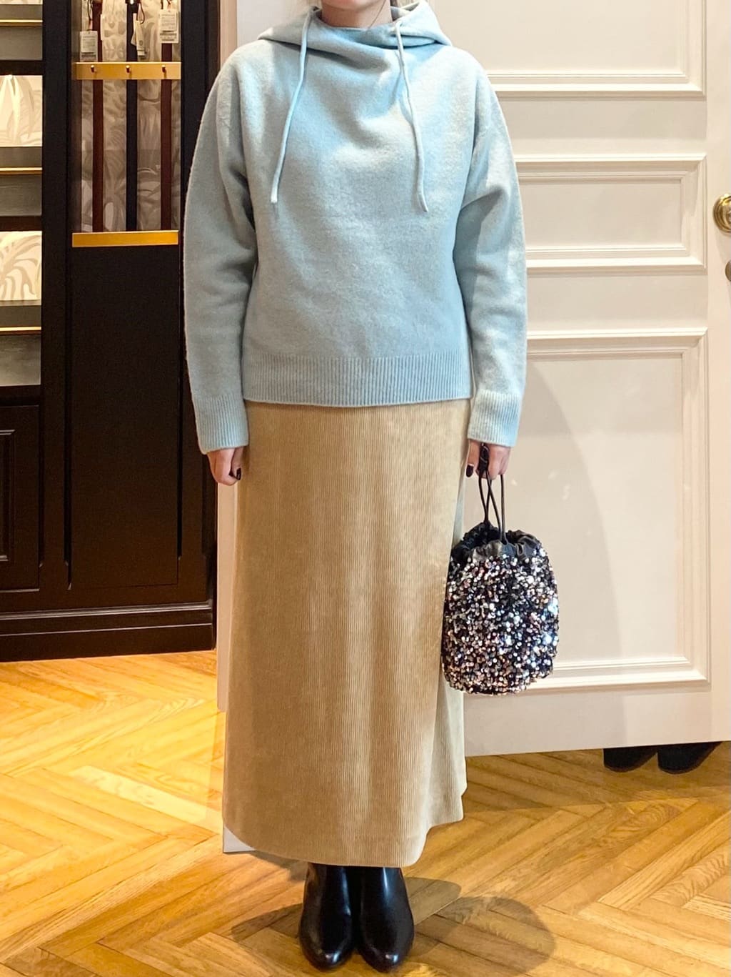 c.wさんの「DRESSTERIOR｜◆コーデュロイイージースカート」を使ったコーディネート