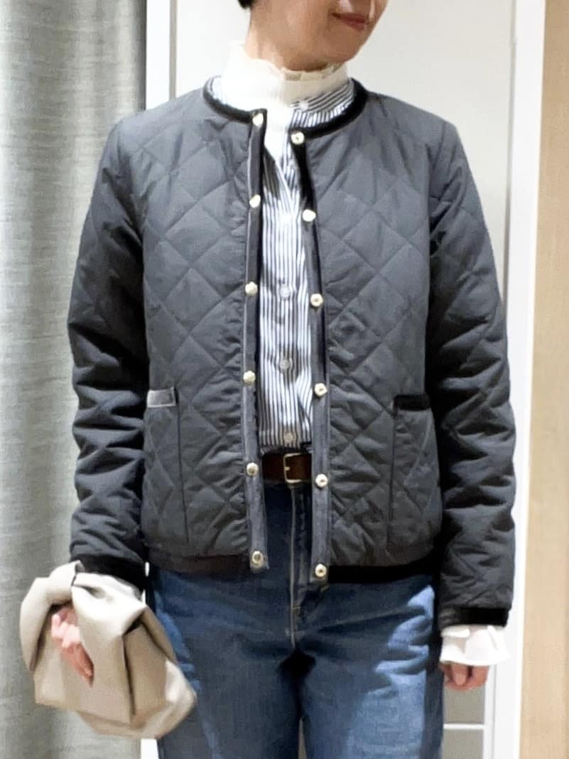 ヨッコさんの「grove｜【Lee&times;grove別注】STRAIGHT DENIM PANTS」を使ったコーディネート