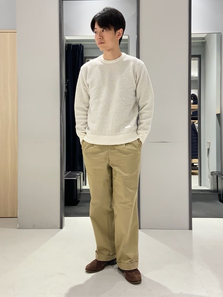わいずみさんの「TAKEO KIKUCHI｜【DOWN FABRIC】ダウンファブリック スタンドカラーブルゾン」を使ったコーディネート
