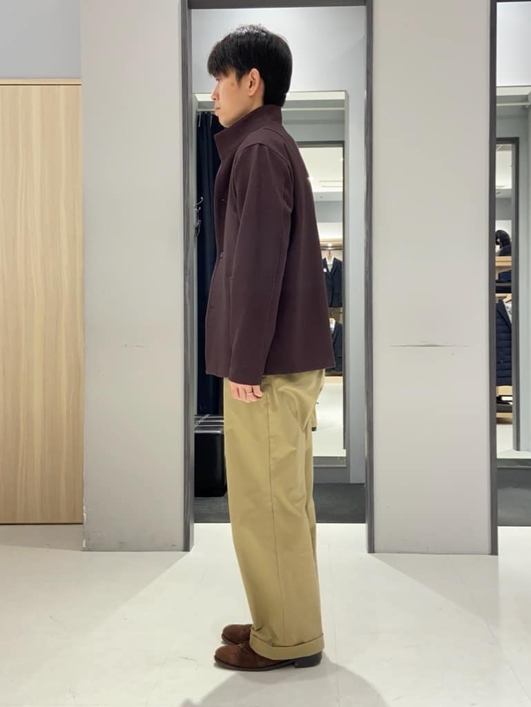 わいずみさんの「TAKEO KIKUCHI｜【DOWN FABRIC】ダウンファブリック スタンドカラーブルゾン」を使ったコーディネート