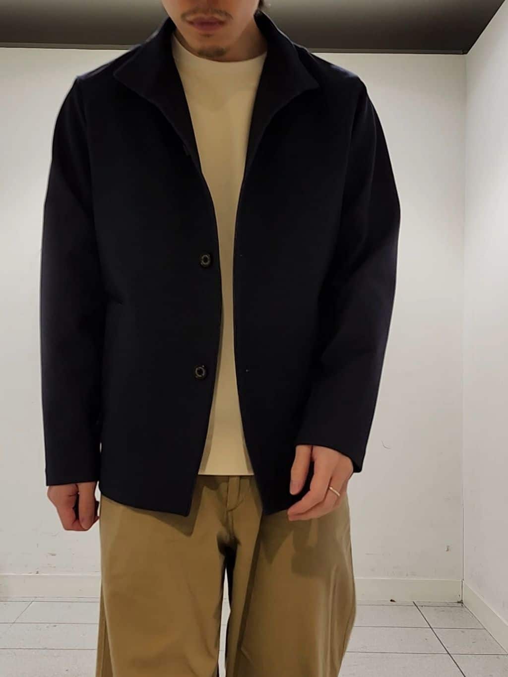Maedaさんの「TAKEO KIKUCHI｜【DOWN FABRIC】ダウンファブリック スタンドカラーブルゾン」を使ったコーディネート
